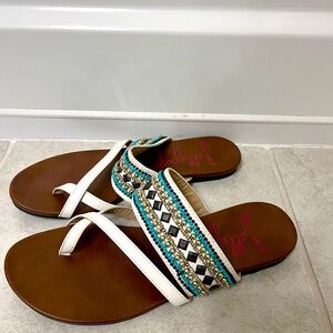 Size 9 Women’s Beaded Sandals